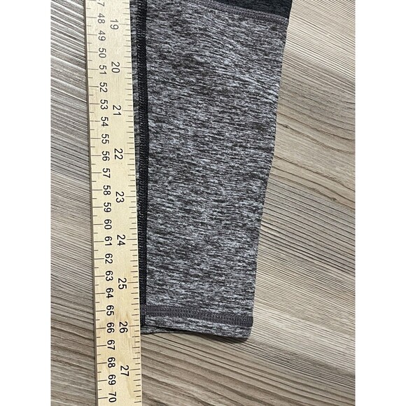 Alo Yoga Womens Size S Sheila High Waist Gray Black Alosoft Colorblock Leggings - Picture 6 of 8